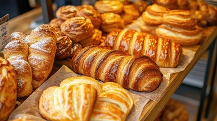 Variety of baked goods on display