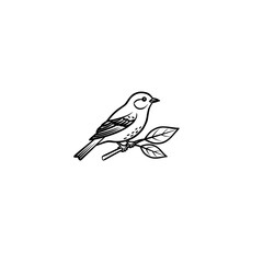vector illustration of a bird icon vector 