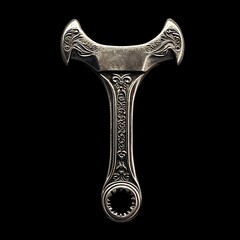 Spanner on a black background.