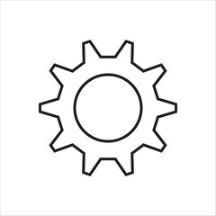 gear icon vector illustration