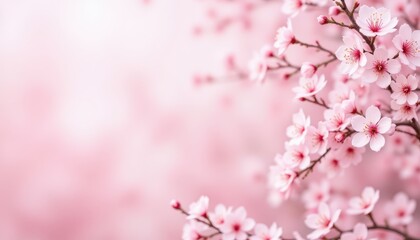 Stunning pink cherry blossom background, a breathtaking spring bloom beautiful