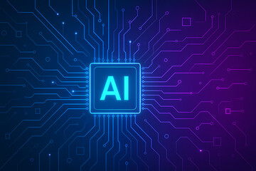 AI Circuit Core: Neon Neural Chip