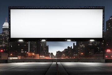 Empty Street Sign Mockup for Advertisement Design