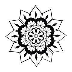 abstract floral ornament