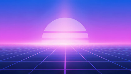 abstract synthwave background