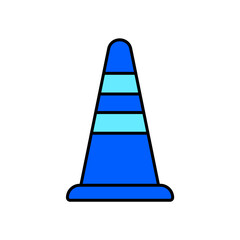 Icon a cone, isolated against a clean background.