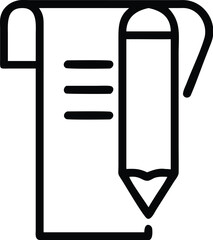 vector illustration of a clipboard