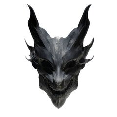 Obraz premium Dark Fantasy Demon Mask 3D Render