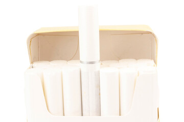 cigarette box on white background product