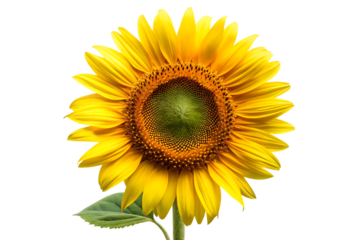  free sunflower a  isolated on white background PNG , AI GENERATED