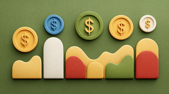 Financial analysis report business income expense and net profit infographic graph overview in a professional environment - Powered by Adobe