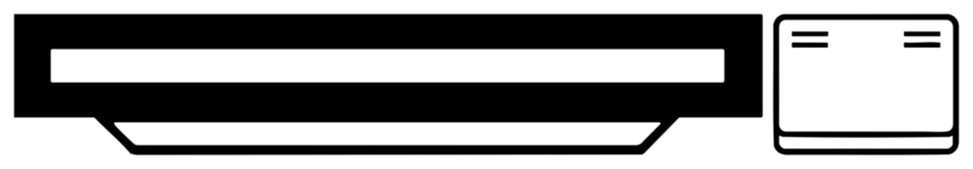 Obraz premium Vector Minimalist printer and scanner with flat .