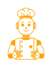 Minimal vector illustration suitable for modern t-shirts and poster design.