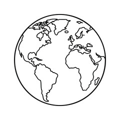 Obraz premium searching, world map, earth, global communications