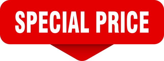 special price sticker. special price sign on transparent background