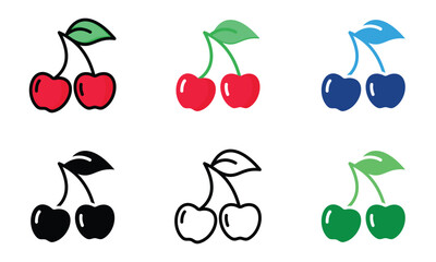 Cherry Icon (Multiple style).