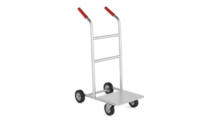 Hand truck isolated on white background. (1)