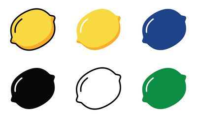 Lemon icon (Multiple style).
