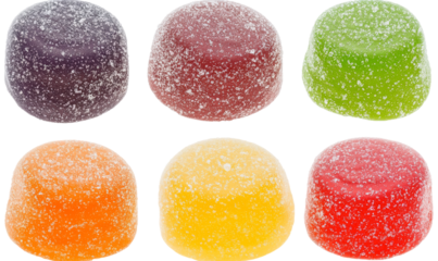 Assorted Colorful Fruit-Flavored Gummies