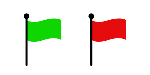 Red Green Flag