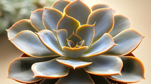Stunning Echeveria Succulent Close Up Photography