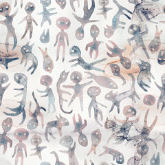 Dark Gothic Anatomical Skeleton Seamless Pattern. Macabre Bone-Inspired Fantasy Design.