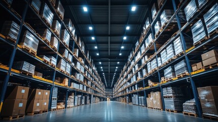 Warehouse operations efficiency managing inventory in a modern storage facility