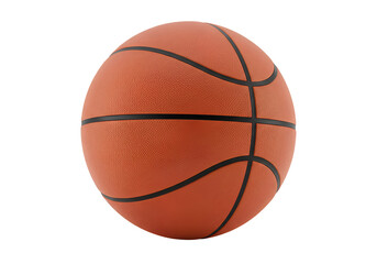 Fototapeta premium Orange Basketball 3D Render Sports Game Equipment