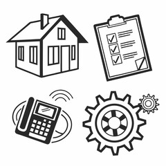 House checklist gear phone home maintenance service