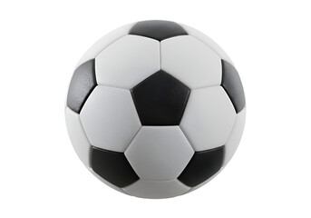Fototapeta premium Classic Black and White Soccer Ball 3D Render