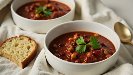Cozy Evening with Vegan Chili