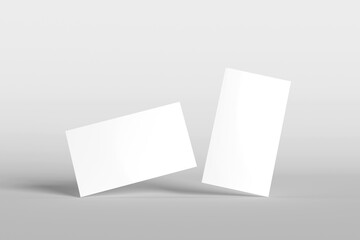 Blank minimalist business card mockup