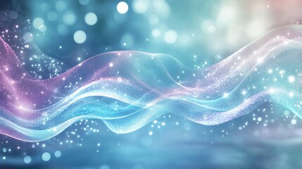 A Serene Flow of Sparkling Light and Color