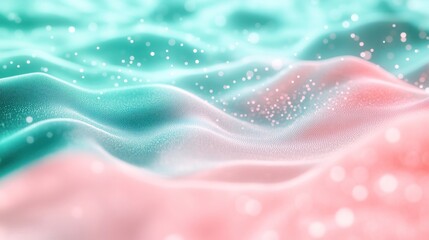Abstract Pastel Waves of Light and Texture
