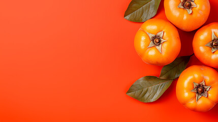 tomatoes on orange background