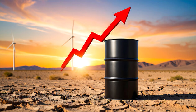 Oil Price Increase- Energy Transition - Powered by Adobe