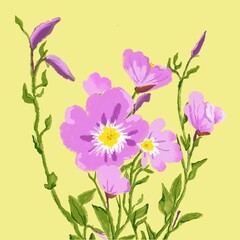 watercolor floral background