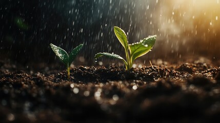 Early Spring Essence: Harmonizing Qingming Festival, Xiaoman Solar Term with Sprouting Shoots – Vibrant Vitality, Upward Growth & Positive Inspiration in Beautiful Artistic Micrography