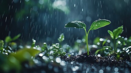 Early Spring Essence: Harmonizing Qingming Festival, Xiaoman Solar Term with Sprouting Shoots – Vibrant Vitality, Upward Growth & Positive Inspiration in Beautiful Artistic Micrography