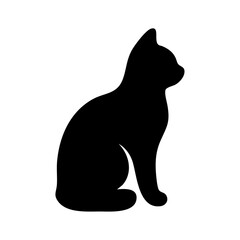 猫のシルエットアイコン｜Cat Silhouette Icon