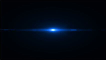 blue lens flare  line burst effect