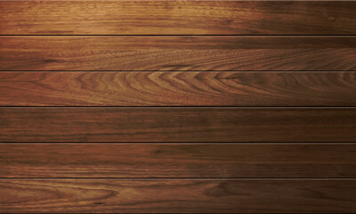 Brown wood plank background texture vintage vector