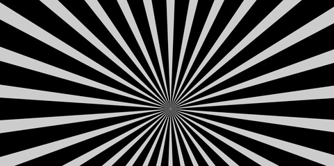 Abstract minimal Seamless retro vintage burst sunrise sunbeam element spiral striped illustration. abstract beam flare banner, cartoon, template geometric creative design .