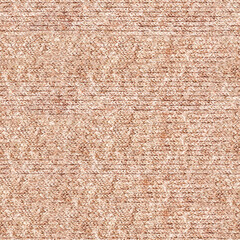 Seamless 4k photo texture of ivory or light brown colored linen carpet material.