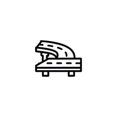 Highway Overpass Road Structure Icon