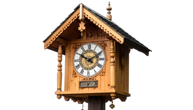 Antique wooden cuckoo clock