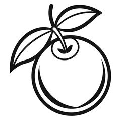 Loquat  icon vector illustration