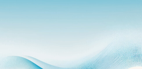 Blue abstract background with flowing wave patterns and light, ideal for modern web and print designs