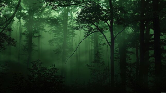 "Dark Green Background Posters: Harnessing Depth, Sophistication, and Visual Impact for Environmental Campaigns, Luxury Branding, and Thematic Event Promotions"