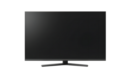 TV lcd monitor isolated on transparent background 
